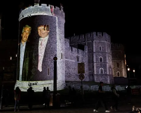 Four Individuals Apprehended After Images of Donald Trump and Epstein Shown on Royal Windsor Castle